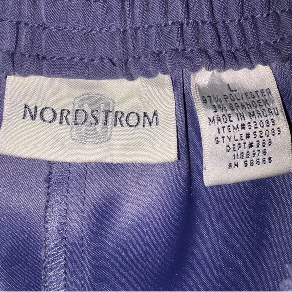 Vintage Nordstrom Purple Wide-Leg Velour Pants - Picture 2 of 4